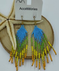 Alternative view of Renkli Boncuklu Küpe