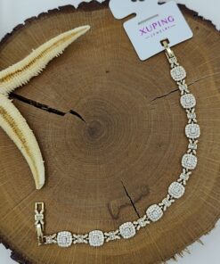 Alternative view of Taş Detaylı 14 K Bileklik