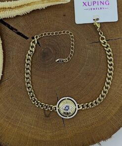 Alternative view of Taş Detaylı 14 K Bileklik