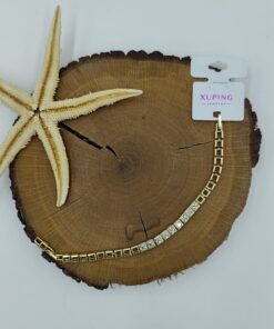 Taş Detaylı 14 K Bileklik