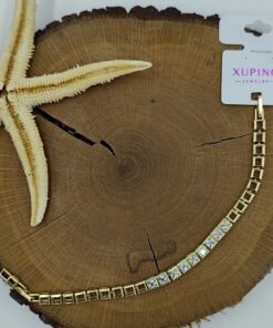 Alternative view of Taş Detaylı 14 K Bileklik