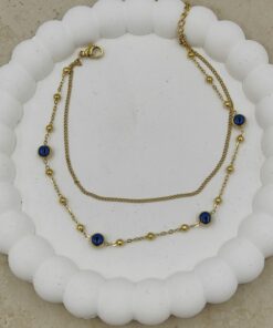 Alternative view of Nazar Boncuklu Çelik Halhal