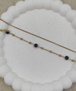 Nazar Boncuklu Çelik Halhal