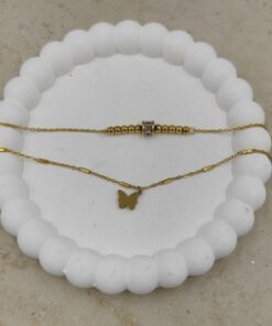 Alternative view of Kelebek Detaylı Çelik Halhal